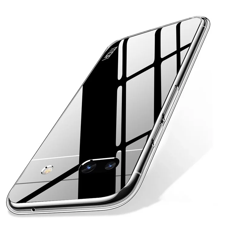 Étui téléphonique transparent MOFI pour Google Pixel 8a, coque de protection TPU anti-rayures