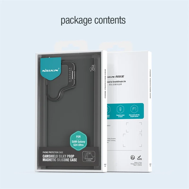 NILLKIN Camshield Silky Prop for Samsung Galaxy S24 Ultra Magnetic Case Camera Lens Kickstand Cover