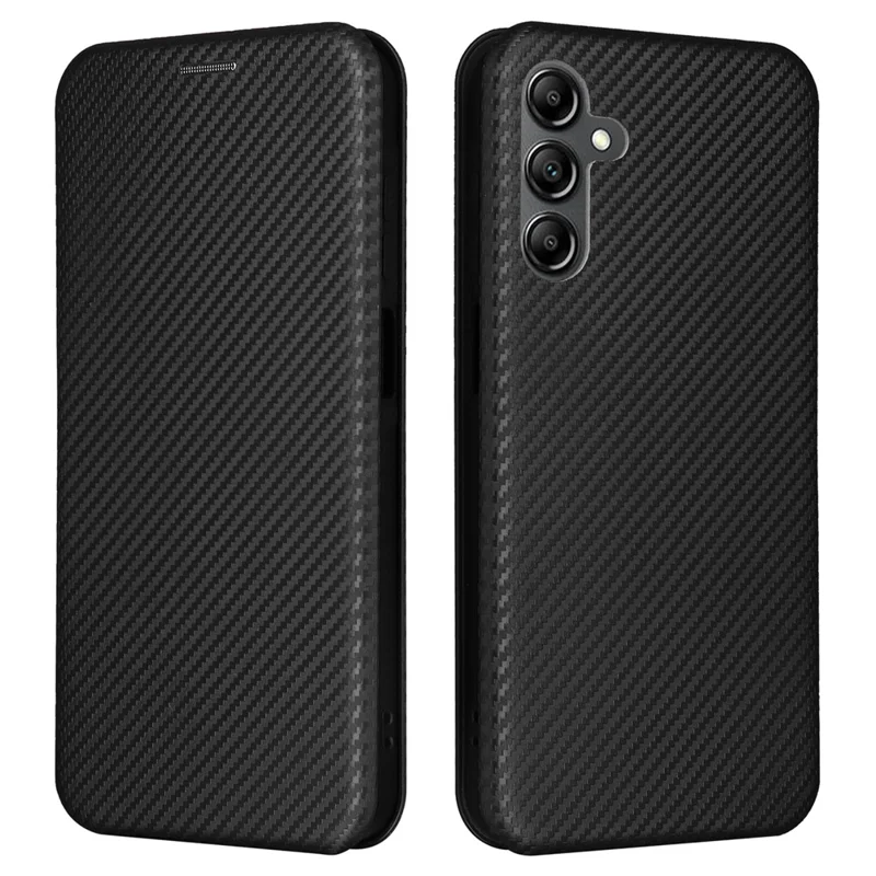 Capa Para Samsung Galaxy A15 4G / 5G Caso de Telefone Capa de Couro PU com Slots Para Cartões - Preto