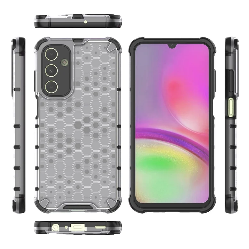 For Samsung Galaxy A25 5G (Global) (161.0 x 76.5 x 8.3mm) Phone Case TPU + PC Air Cushion Drop Protection Cover - Grey