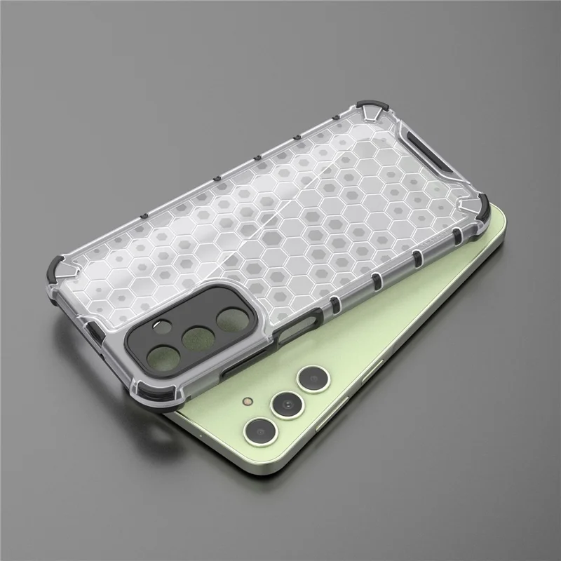 For Samsung Galaxy A25 5G (Global) (161.0 x 76.5 x 8.3mm) Phone Case TPU + PC Air Cushion Drop Protection Cover - Grey