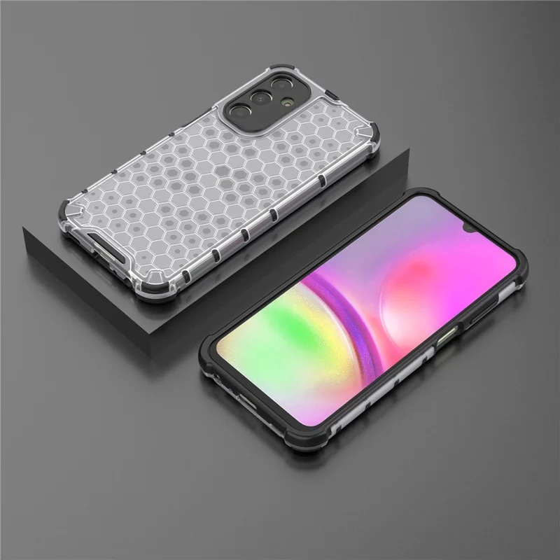 For Samsung Galaxy A25 5G (Global) (161.0 x 76.5 x 8.3mm) Phone Case TPU + PC Air Cushion Drop Protection Cover - Grey