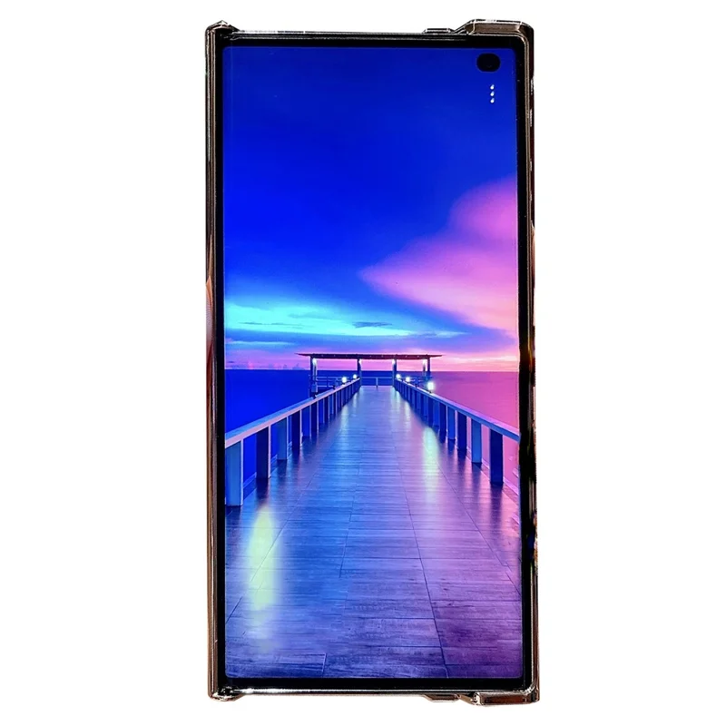 For Honor V Purse Glitter Phone Case Electroplating Frame Camera Lens Protection Cover - Purple