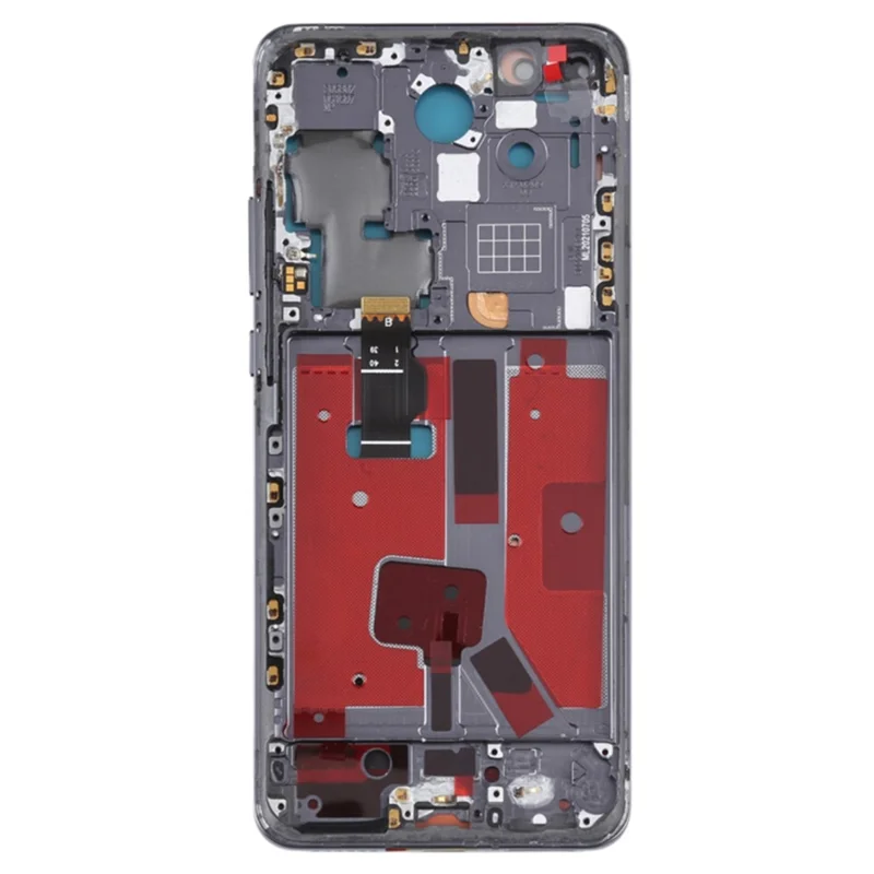 Pour Huawei P40 Pro OEM Grade S Screen And Digitizer Assembly + Frame Repair Part (sans Logo) - Noir