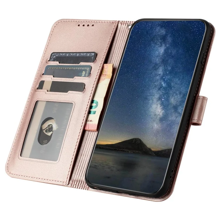 For Xiaomi Redmi 13C 4G / 5G / 13R 5G / Poco M6 5G / Poco C65 4G Phone Cases Mandala Flower Leather Wallet Mobile Cover with Strap - Pink