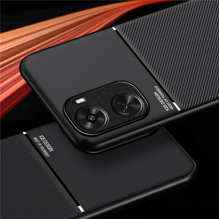 Für Huawei nova 11 SE / nova 12 SE 4G Hülle, stoßfeste Abdeckung mit Magnethalterung Metallblech - Blau