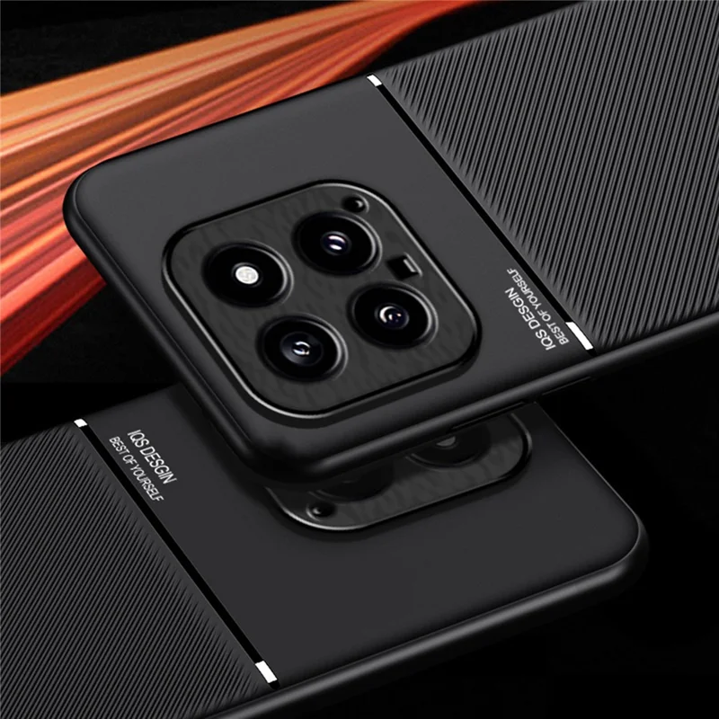Per Xiaomi 14 Case Fall Proof Cover per telefono cellulare con supporto magnetico in metallo - Verde