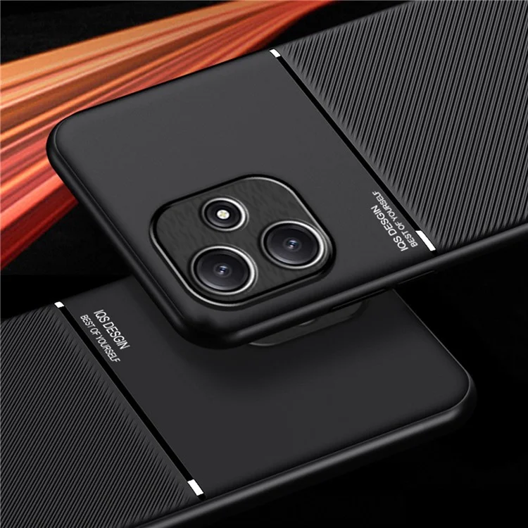 Pour Xiaomi Redmi 12 5G (Global) / Note 12R 5G / Poco M6 Pro 5G Étui Housse de Téléphone Compatible avec Support de Voiture Magnétique - Bleu