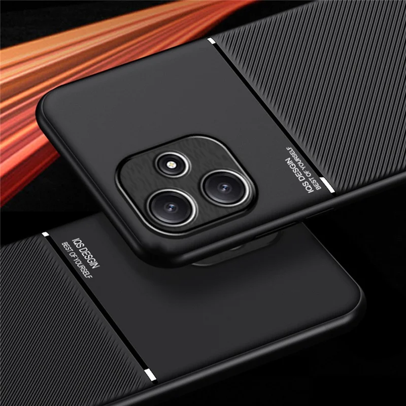 Per Xiaomi Redmi 12 5G (Global) / Note 12R 5G / Poco M6 Pro 5G Custodia Telefonica Cover - Nero