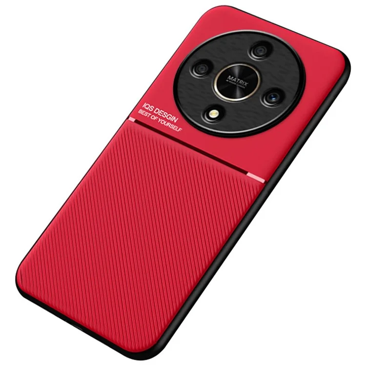 For Honor X9b 5G / Magic6 Lite 5G Case Works with Magnetic Car Mount Bump Proof Phone Shell - Red