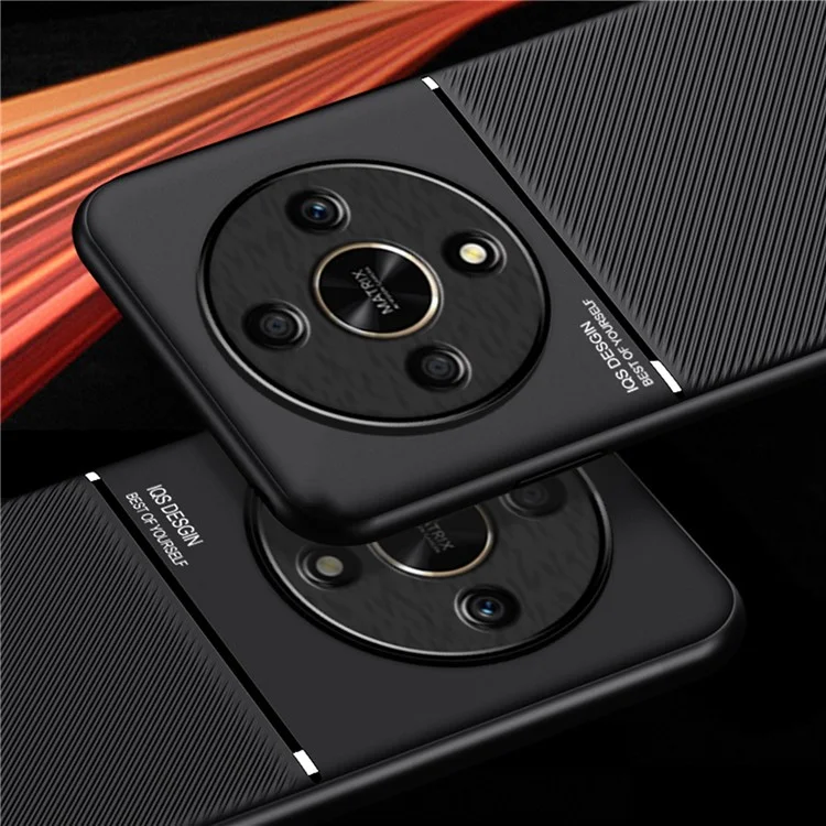 For Honor X9b 5G / Magic6 Lite 5G Case Works with Magnetic Car Mount Bump Proof Phone Shell - Red