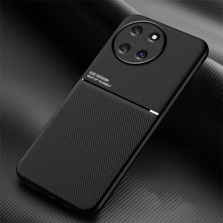 Anti-Drop Cover for Realme 11 4G (159.9x73.3x7.95mm) Cell Phone Case Works with Magnetic Car Mount - Black