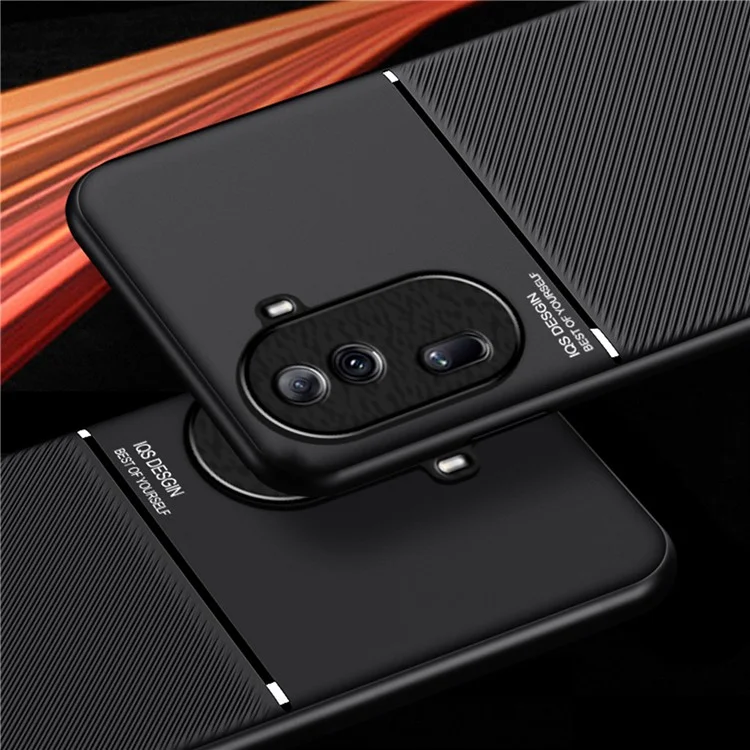 Phone Cover for Oppo Reno11 5G (Global) Back Case Works with Magnetic Car Mount - Black