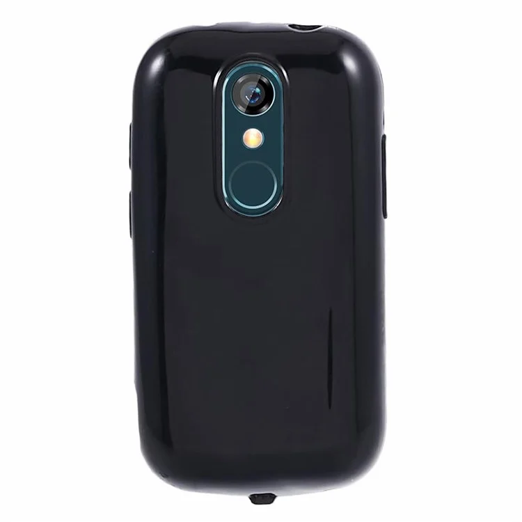 Funda de teléfono antideslizante para Unihertz Jelly Star, funda de teléfono suave y delgada de TPU, color negro