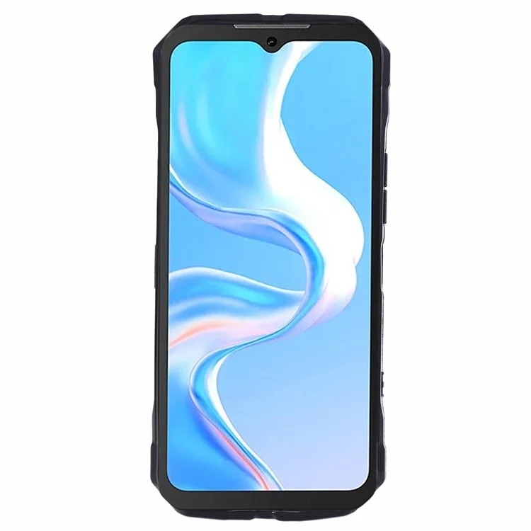 Funda de teléfono antiarañazos para Doogee V31GT, funda de TPU suave y delgada - Negro
