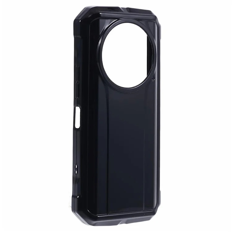 Funda de teléfono antiarañazos para Doogee V31GT, funda de TPU suave y delgada - Negro
