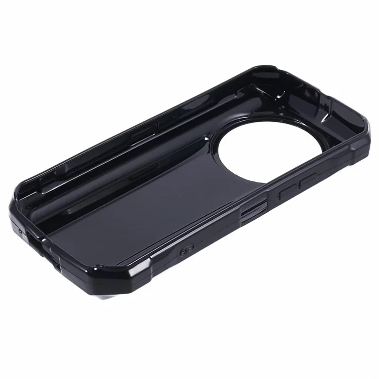 Funda de teléfono antiarañazos para Doogee V31GT, funda de TPU suave y delgada - Negro