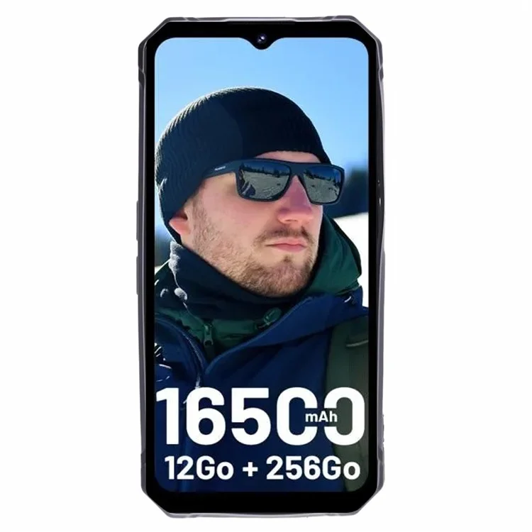 Custodia a prova di caduta per il telefono cellulare FOSSiBOT F102 - Guscio in TPU morbido - Nero