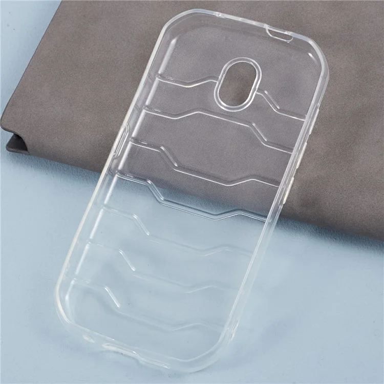 Capa Protetora de Telefone para Cat S42 Capa Slim Anti-Arranhões Capa de Telefone Suave de TPU - Transparente