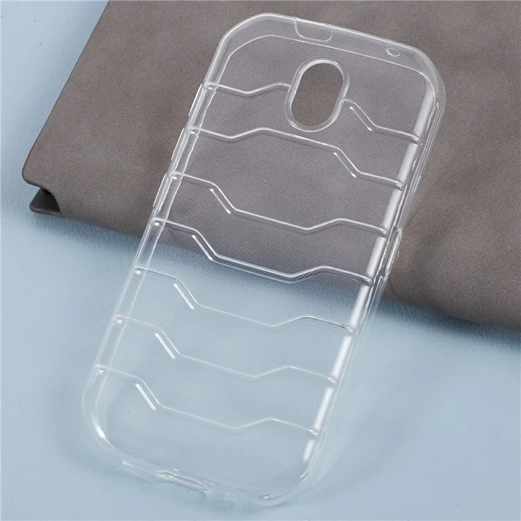 Capa Protetora de Telefone para Cat S42 Capa Slim Anti-Arranhões Capa de Telefone Suave de TPU - Transparente
