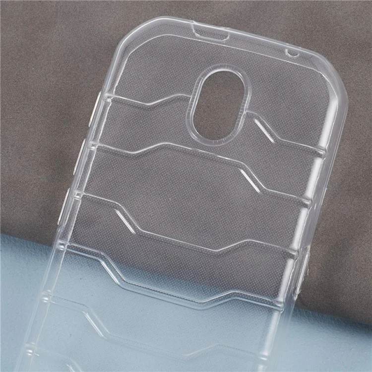 Capa Protetora de Telefone para Cat S42 Capa Slim Anti-Arranhões Capa de Telefone Suave de TPU - Transparente