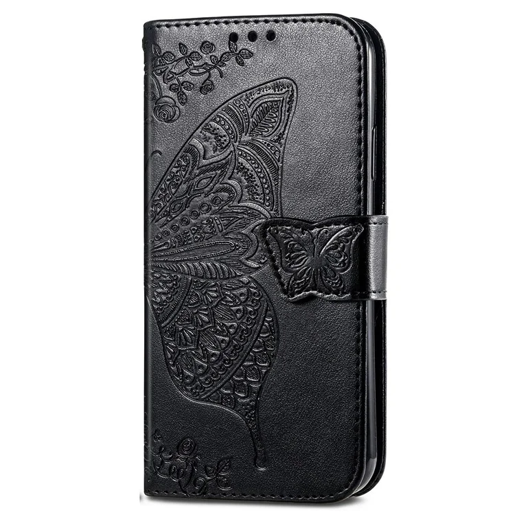 Custodia per supporto telefono per Oppo A79 5G / A2 5G in pelle PU - Nero