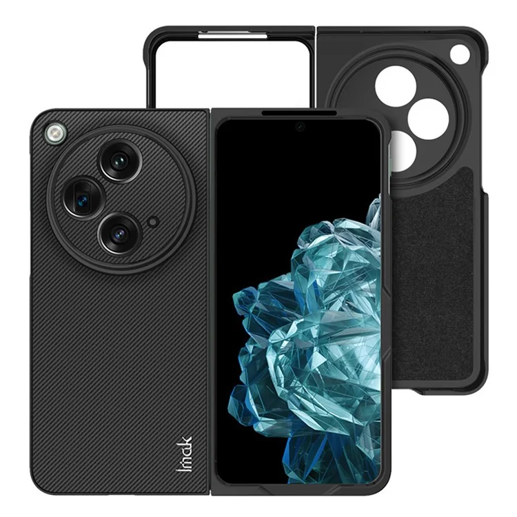 IMAK UX-9A Série pour Oppo Find N3 5G / Open 5G Carbon Fiber Phone Cover TPU+PC Case