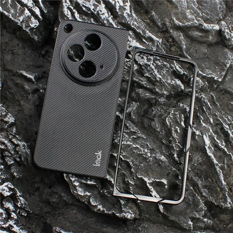 IMAK UX-9A Série pour Oppo Find N3 5G / Open 5G Carbon Fiber Phone Cover TPU+PC Case