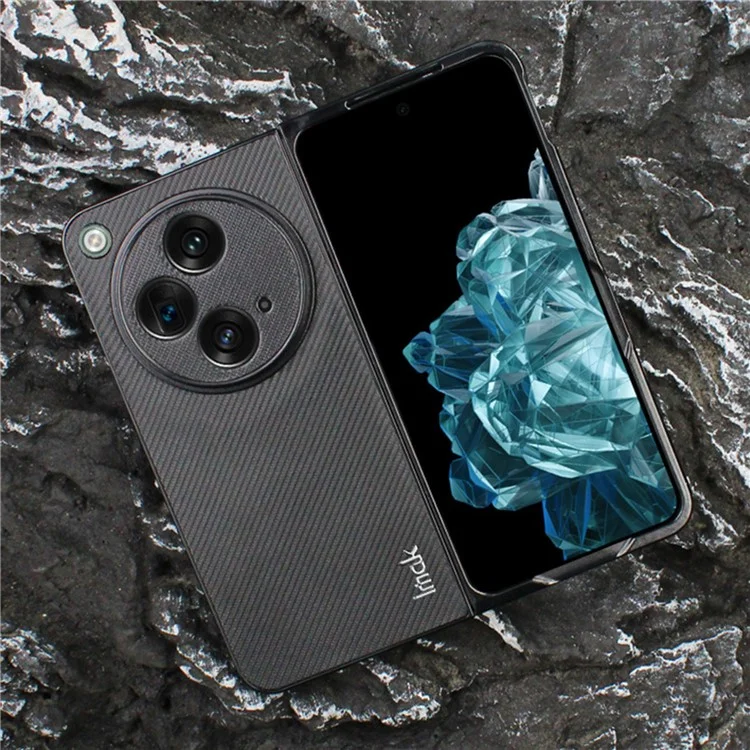 IMAK UX-9A Série pour Oppo Find N3 5G / Open 5G Carbon Fiber Phone Cover TPU+PC Case