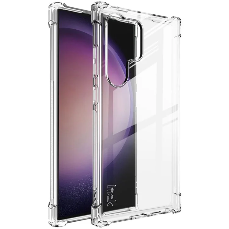 Étui TPU transparent IMAK pour Samsung Galaxy S24 Ultra - Coque TPU pour téléphone - Transparent