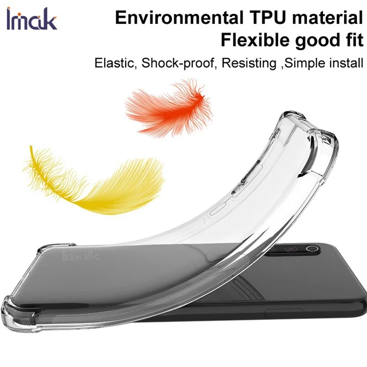 IMAK Pour OnePlus 12 5G Étui Clair HD TPU Coque de téléphone - Transparent