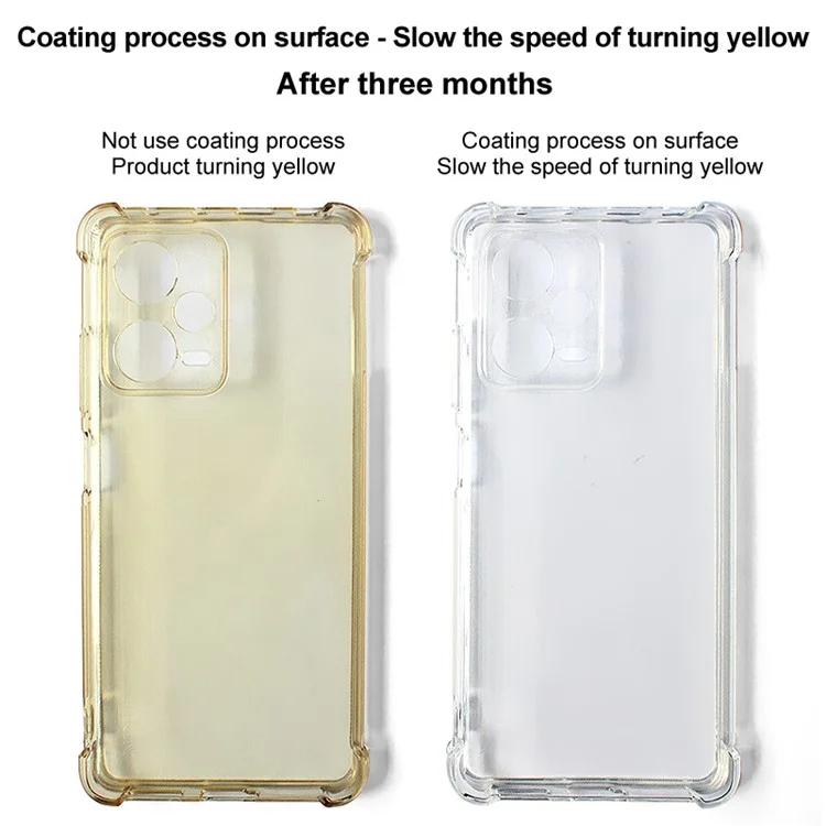 IMAK Pour OnePlus 12 5G Étui Clair HD TPU Coque de téléphone - Transparent