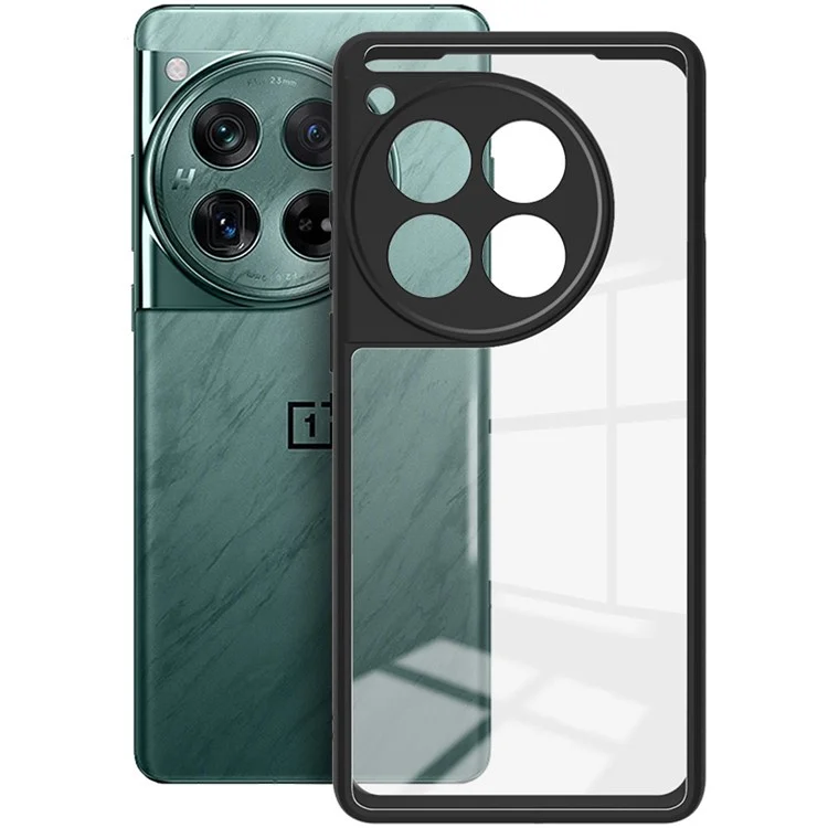 Série IMAK UX-9A pour OnePlus 12 5G Coque de téléphone transparente anti-chute TPU+PC