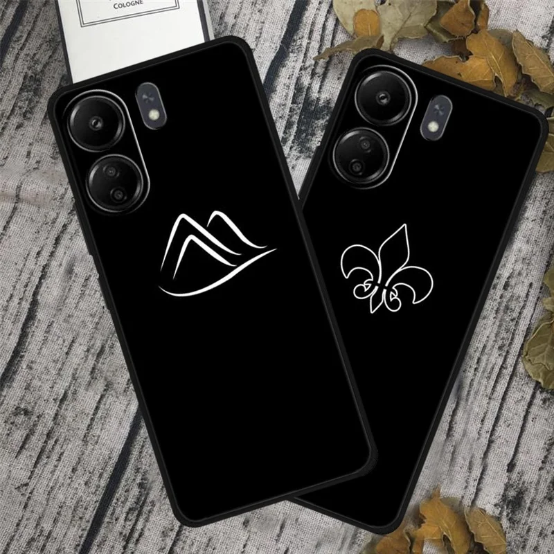 For Xiaomi Redmi 13C 4G / Poco C65 4G Phone Case TPU Back Cover Linear Pattern Printing - Sailboat