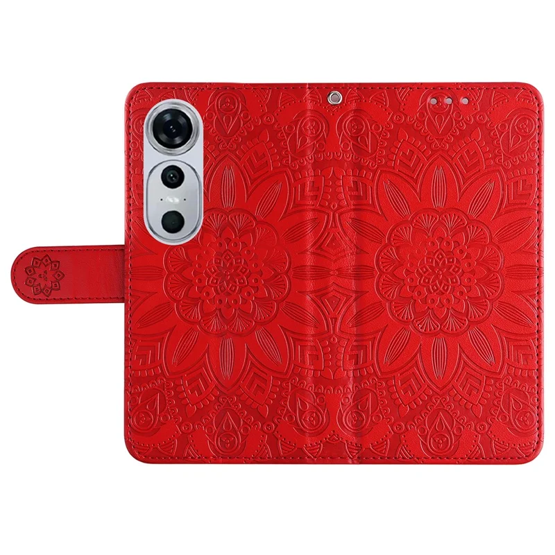 Phone Case for Huawei nova 12 Pro 5G / nova 12 Ultra 5G PU Leather Stand Phone Cover Wallet - Red