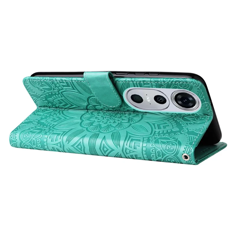 Phone Case for Huawei nova 12 Pro 5G / nova 12 Ultra 5G PU Leather Stand Phone Cover Wallet - Green