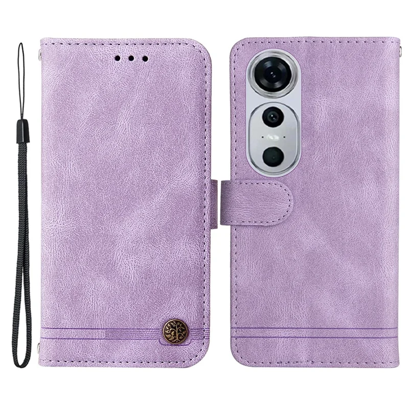 For Huawei nova 12 Pro 5G / nova 12 Ultra 5G Leather Wallet Cases Skin Touch Phone Cover Stand with Strap - Purple