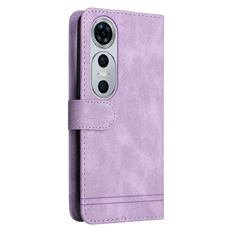 For Huawei nova 12 Pro 5G / nova 12 Ultra 5G Leather Wallet Cases Skin Touch Phone Cover Stand with Strap - Purple