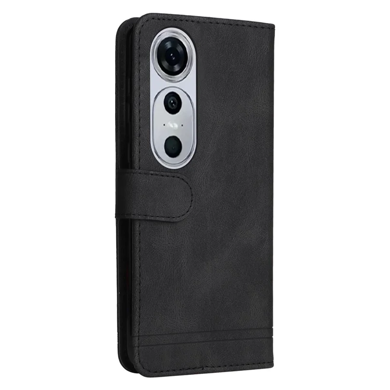 Para Huawei nova 12 Pro 5G / nova 12 Ultra 5G Capa Flip de Couro PU com Suporte Magnético Resistente a Choques - Preto
