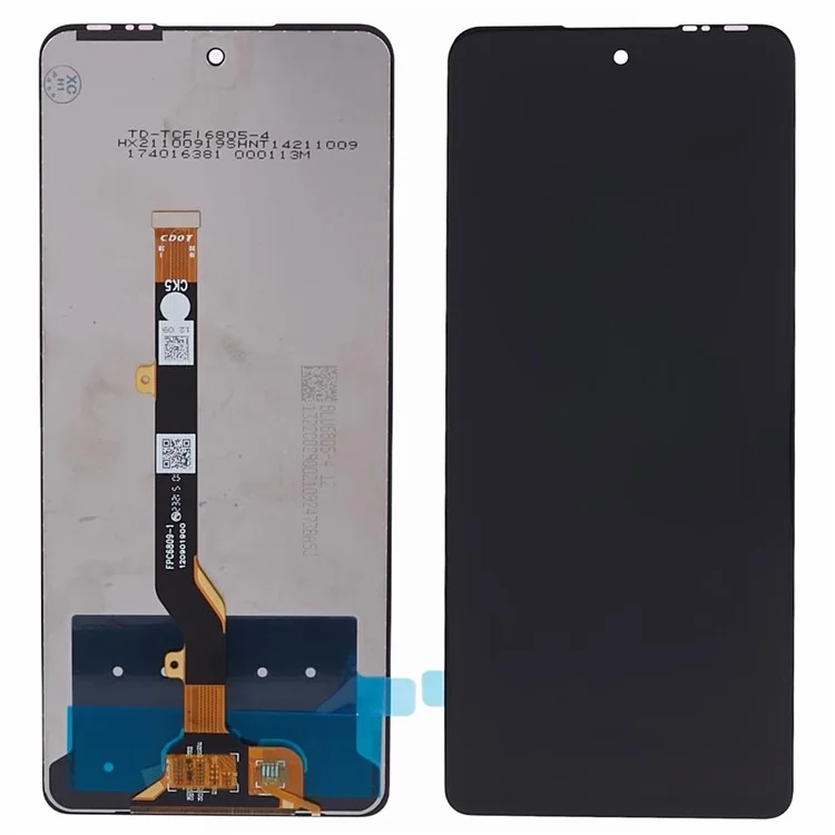 Für Infinix Note 30 5G X6711 Grade C LCD-Bildschirm und Digitizer-Baugruppe (ohne Logo)