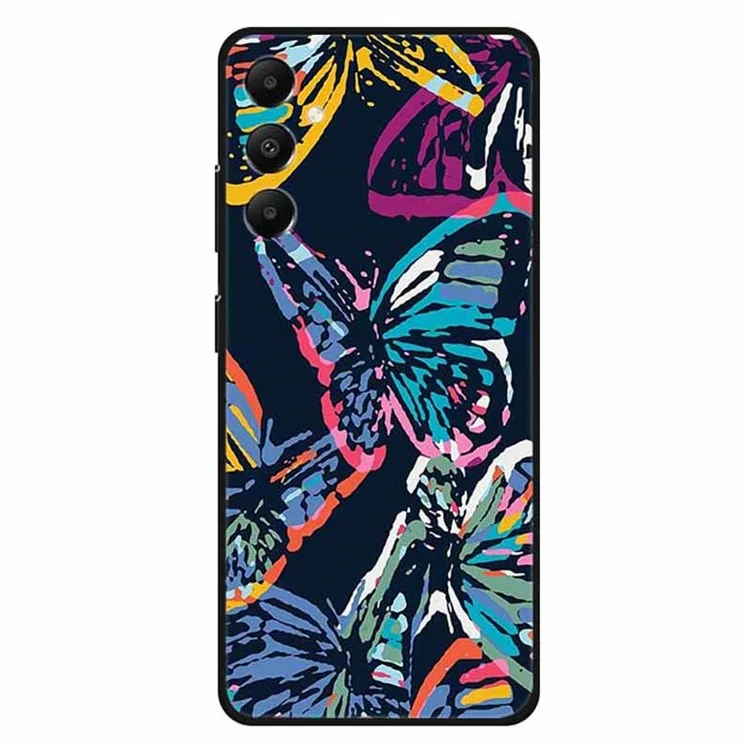 Para Samsung Galaxy A05s 4G Soft TPU Case Phone Protective Cover Pattern Printing - Splendid Butterfly