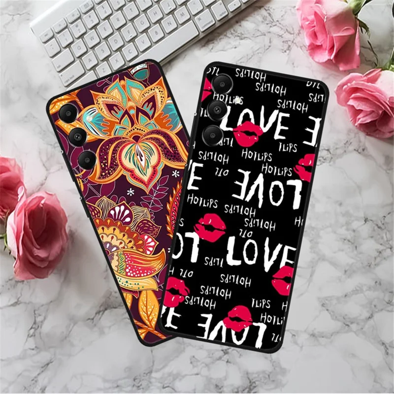 For Samsung Galaxy A05s 4G Soft TPU Case Phone Protective Cover Pattern Printing - Pineapple Flower