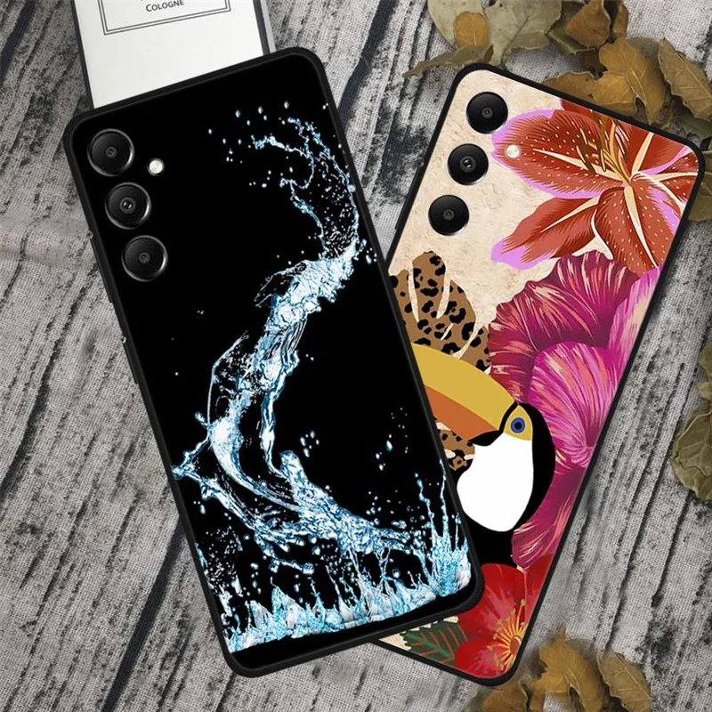 For Samsung Galaxy A05s 4G Soft TPU Case Phone Protective Cover Pattern Printing - Pineapple Flower
