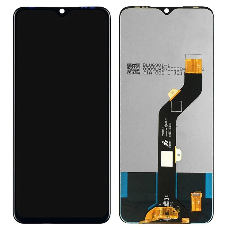 Pour Tecno Pova Neo LE6 / Infinix Hot 10 Play / Hot 11 Play / Itel P37 Pro Pièce de rechange d'écran LCD et d'assemblage de numériseur de qualité OEM (sans logo)