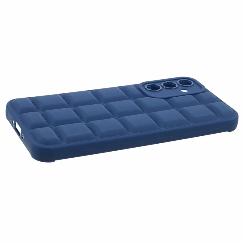 Per Samsung Galaxy M13 4G / M13 (India) 4G / F13 4G Copertura Down Giacca TPU Custodia - Blu Scuro