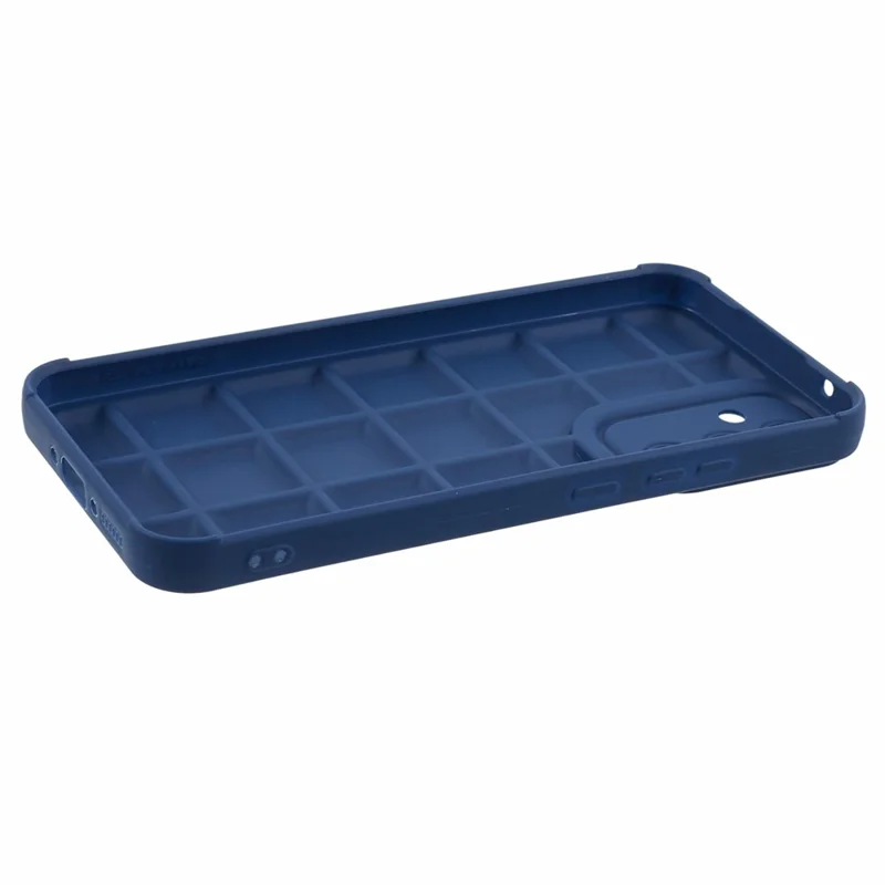 Per Samsung Galaxy M13 4G / M13 (India) 4G / F13 4G Copertura Down Giacca TPU Custodia - Blu Scuro