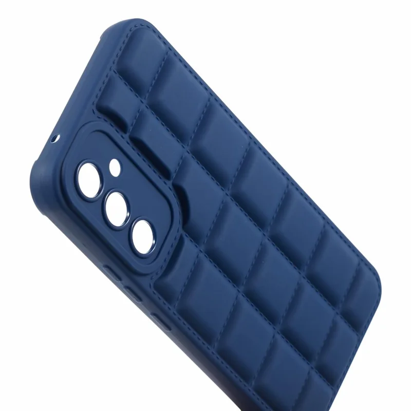Per Samsung Galaxy M13 4G / M13 (India) 4G / F13 4G Copertura Down Giacca TPU Custodia - Blu Scuro