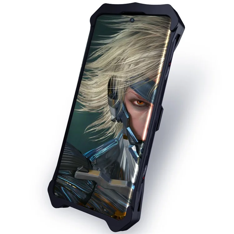For Samsung Galaxy A24 4G (162.1 x 77.6 x 8.3mm) Case Black Anti-Drop Aluminum Alloy Phone Protector