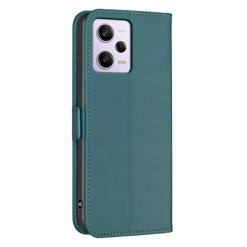 BINFEN COLOR BF31 For Xiaomi Redmi Note 12 Pro 5G / 12 Pro Speed 5G / Poco X5 Pro 5G Leather Case Phone Wallet - Green