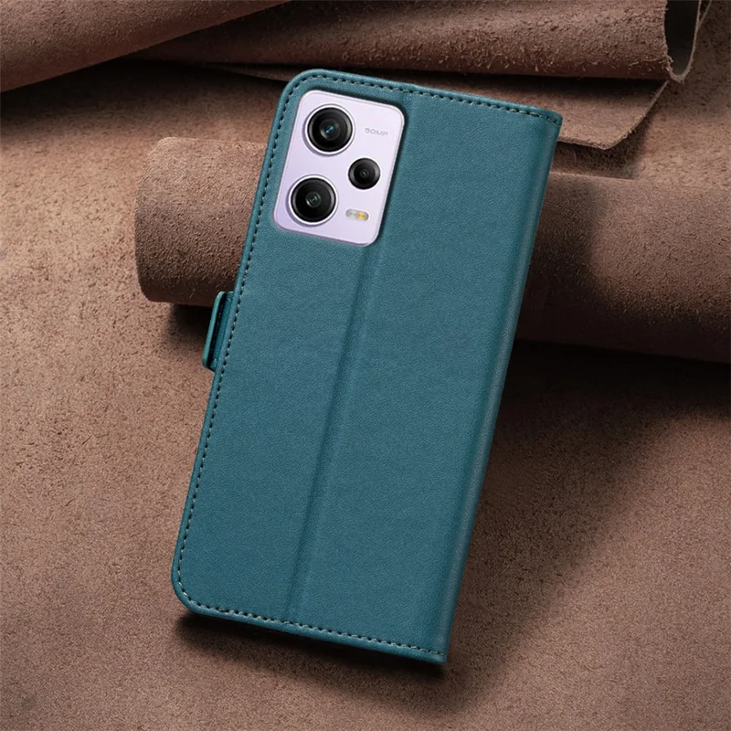 BINFEN COLOR BF31 For Xiaomi Redmi Note 12 Pro 5G / 12 Pro Speed 5G / Poco X5 Pro 5G Leather Case Phone Wallet - Green